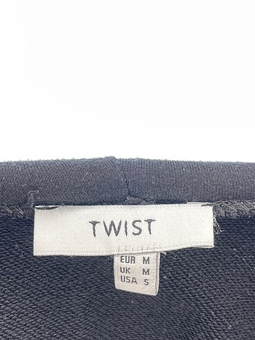 m Beden siyah Renk Twist Sweatshirt %70 İndirimli.