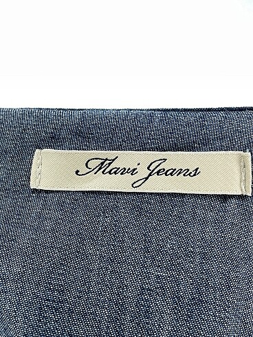 s Beden lacivert Renk Mavi Jeans Günlük Elbise %70 İndirimli.