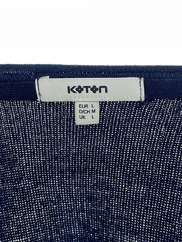 l Beden lacivert Renk Koton Kazak / Triko %70 İndirimli.