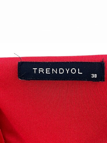 38 Beden kırmızı Renk Trendyol & Milla Uzun Elbise %70 İndirimli.