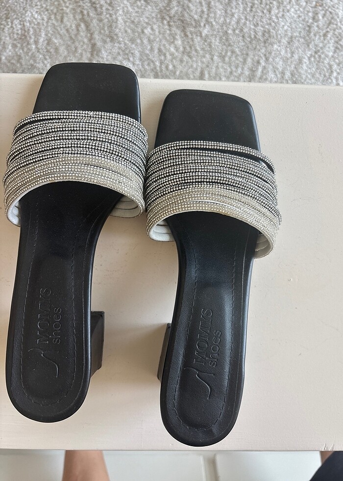 Parıltılı çok rahat terlik - Görsel 4