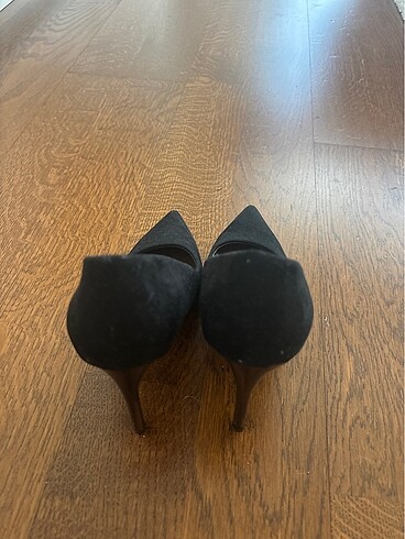 Zara Zara siyah süet stiletto