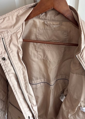 Lacoste Orjinal çok temiz Lacoste kadın mont