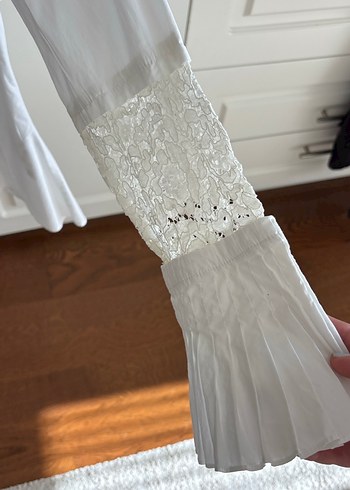 İpekyol tarz şık beyaz gömlek - Görsel 3