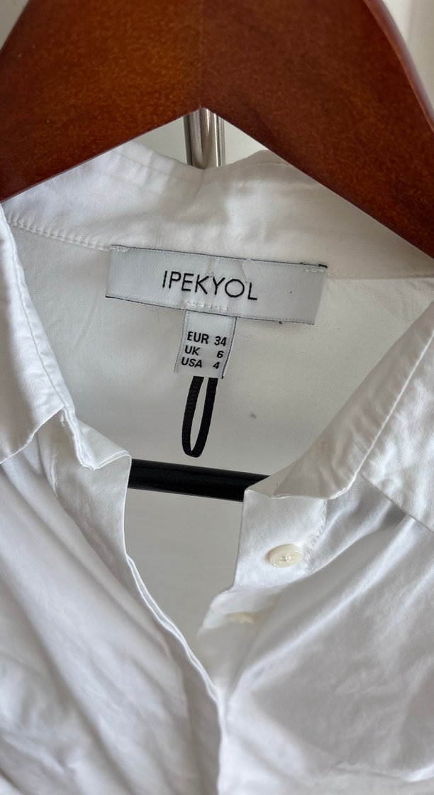 İpekyol tarz şık beyaz gömlek - Görsel 2