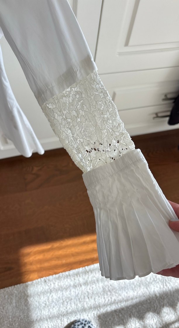 İpekyol tarz şık beyaz gömlek - Görsel 3