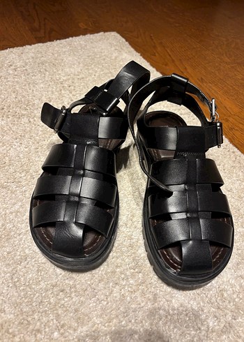 Zara siyah sandalet - Görsel 3