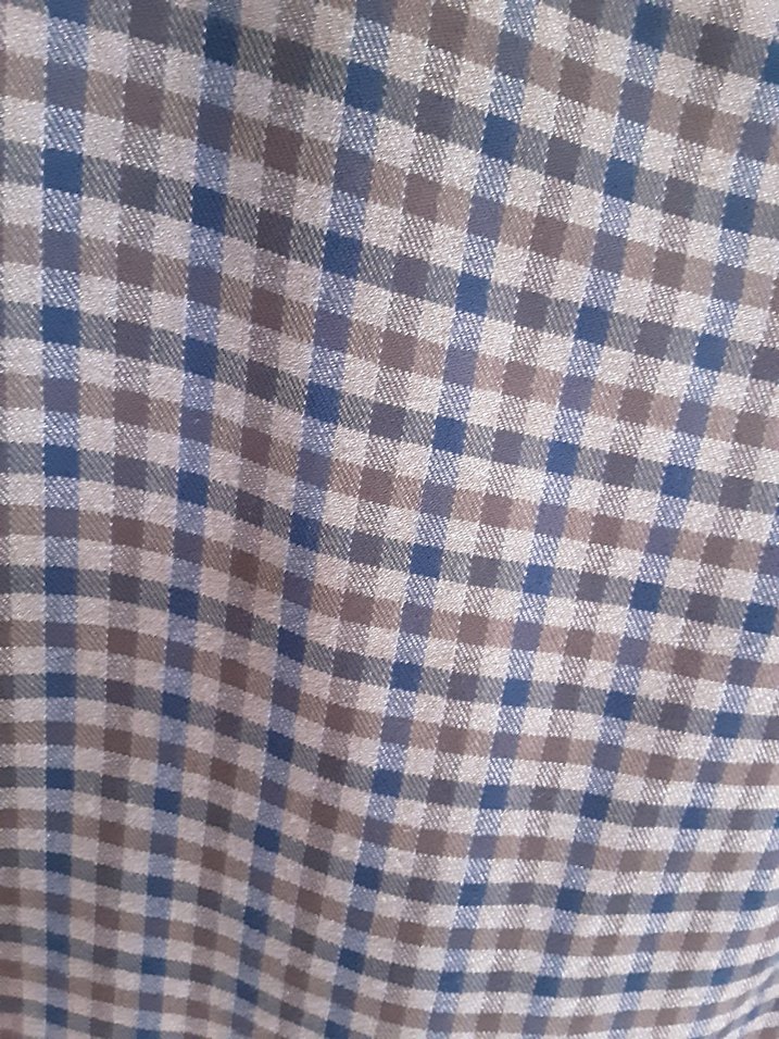 Kemerli Kareli Midi Etek - Ofis Tarzı - Görsel 5