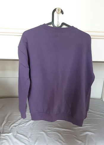 Mor Montparnasse Paris Baskılı Sweatshirt - Görsel 3