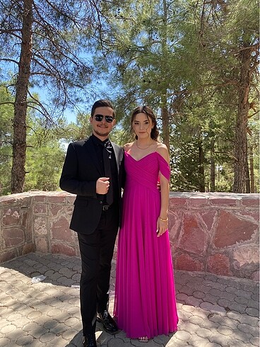 m Beden pembe Renk İpekyol Elbise