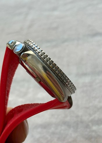  Beden kırmızı Renk Seiko Diver Pepsi Vintage 7548