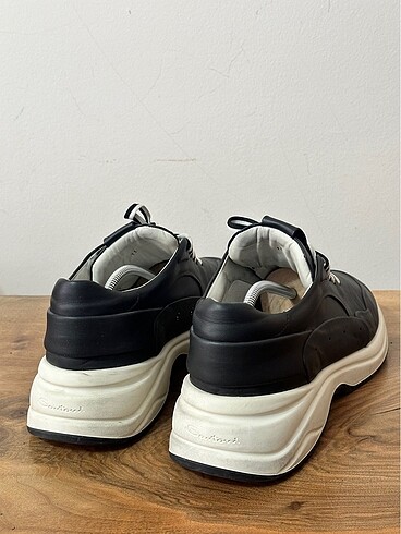 45 Beden siyah Renk Santoni Sneaker