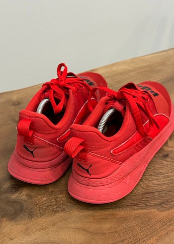 Puma Kırmızı Platform Spor Ayakkabı - Görsel 4