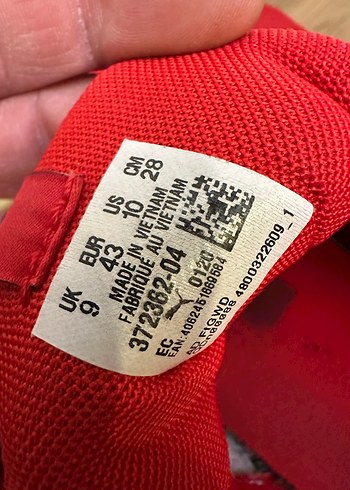 Puma Kırmızı Platform Spor Ayakkabı - Görsel 7