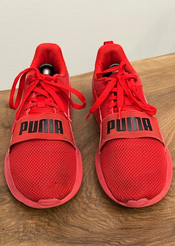 Puma Kırmızı Platform Spor Ayakkabı - Görsel 2
