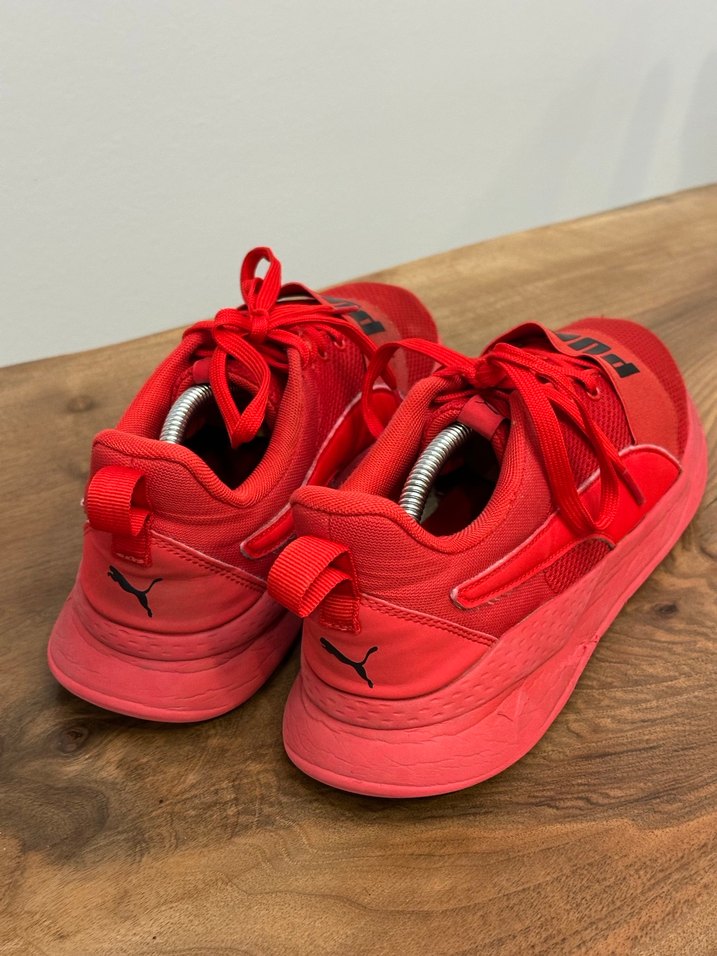Puma Kırmızı Platform Spor Ayakkabı - Görsel 4