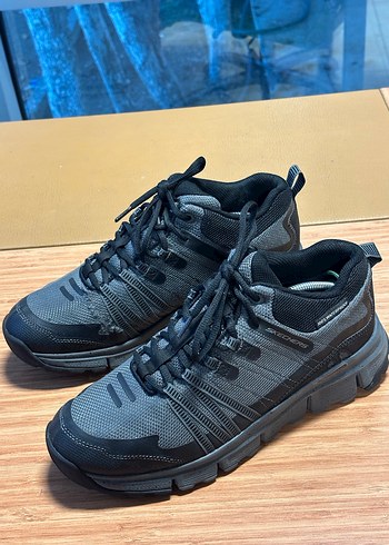 Gri Bağcıklı Erkek Outdoor Ayakkabı - Görsel 2