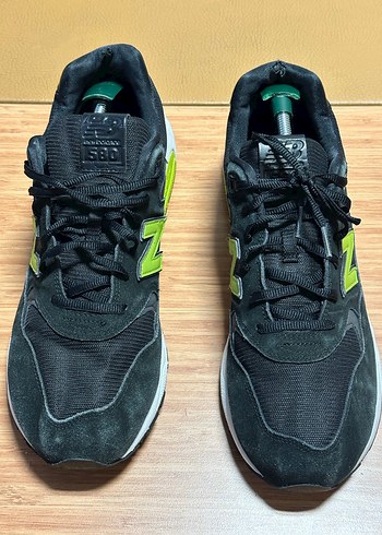 Siyah Yeşil Kadın Spor Ayakkabı - Görsel 2