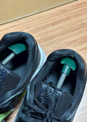 Siyah Yeşil Kadın Spor Ayakkabı - Görsel 7