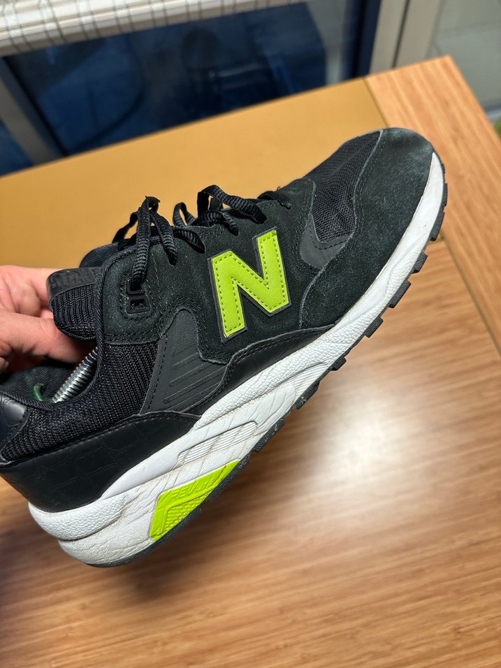 Siyah Yeşil Kadın Spor Ayakkabı - Görsel 5