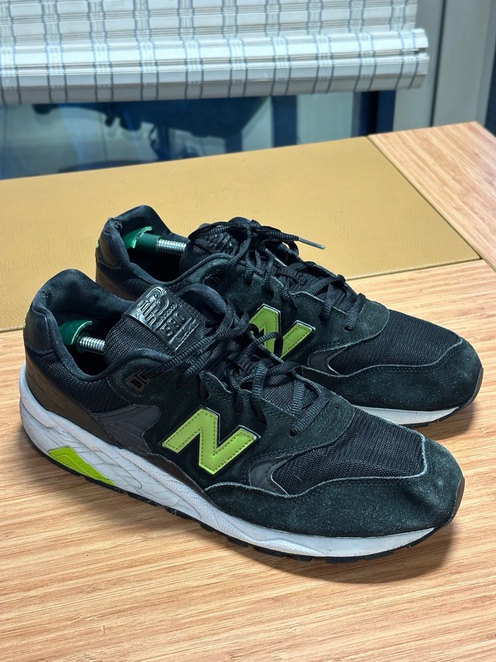 Siyah Yeşil Kadın Spor Ayakkabı - Görsel 3