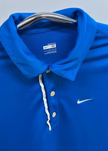 Nike Mavi Düğmeli Erkek Polo Yaka Tişört - Görsel 2