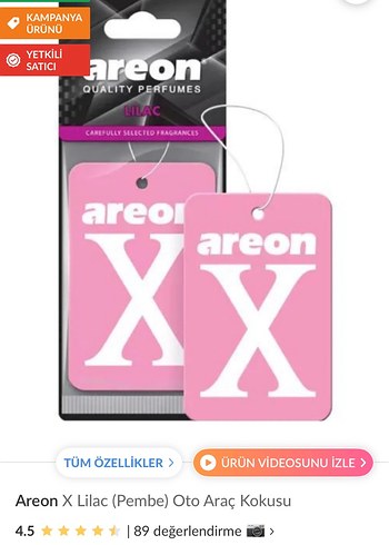Areon Oto Parfümü - Leylak Kokusu - Görsel 2