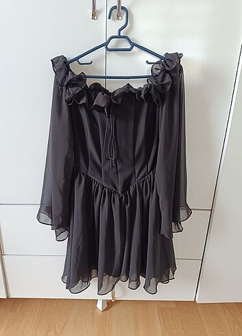siyah mini elbise trendyolmilla 