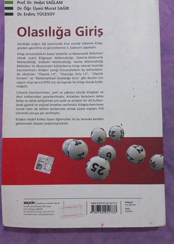 Olasılığa Giriş Kitabı - Seçkin Yayınları - Görsel 2