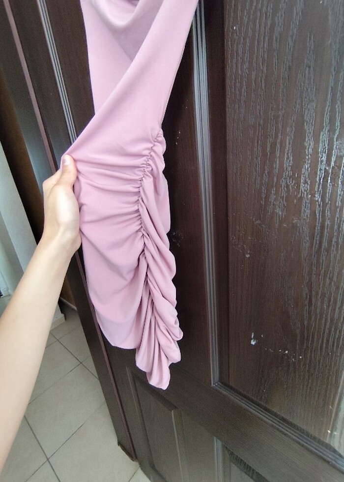 Degaje Yaka Elbise - Görsel 3