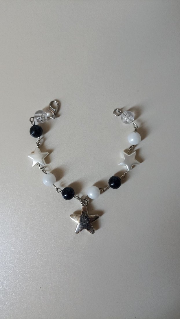 Siyah-beyaz bileklik - Görsel 2