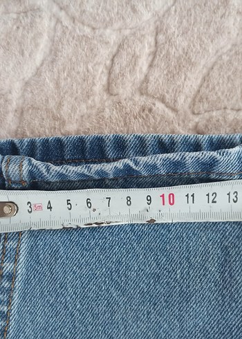 30 Beden mavi Renk Mavi Mom Jean