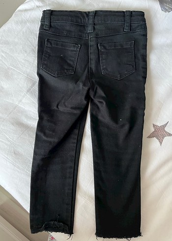 Düğmeli Siyah Hamile Kot Pantolon - Görsel 3