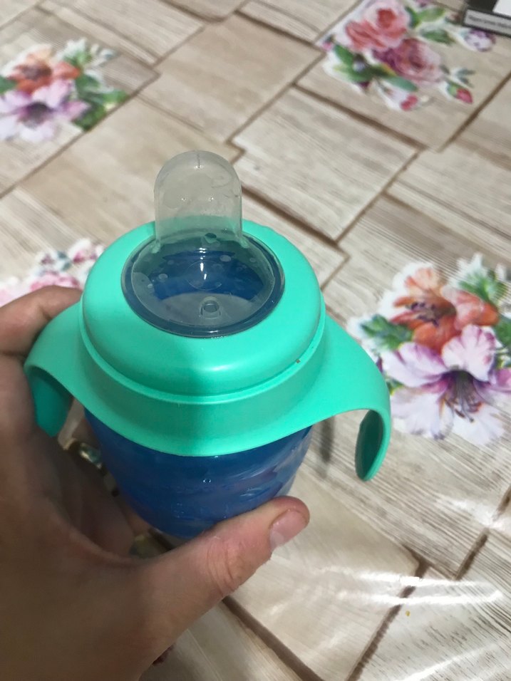 Mavi Bebek Biberonu Kulplu - Görsel 3