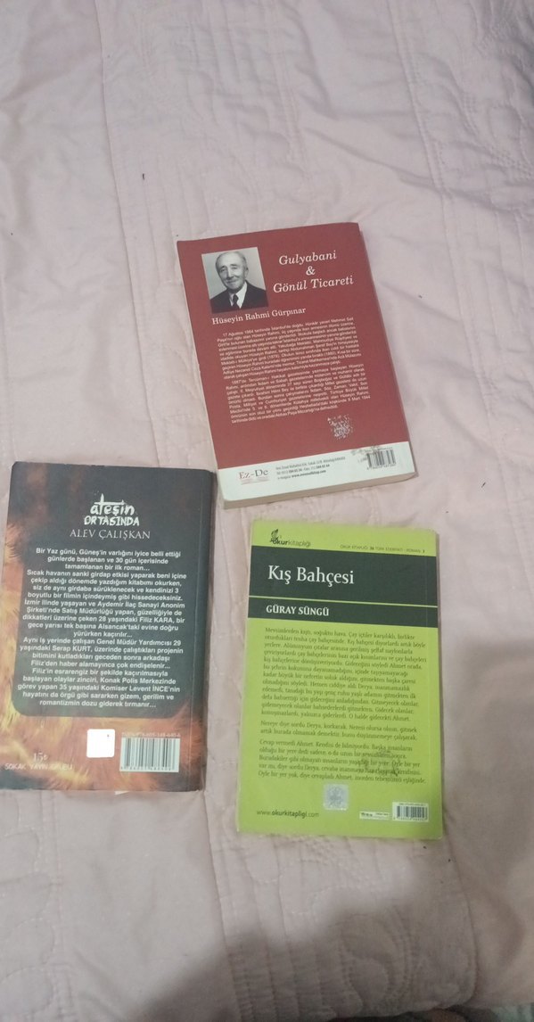 Gulyabani, Ateşin Ortasında, Kış Bahçesi Romanları - Görsel 4