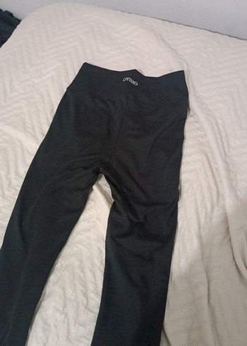 Siyah Kadın Spor Tayt Midi Boy - Görsel 2