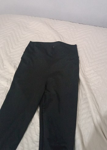 Siyah Kadın Spor Tayt Midi Boy - Görsel 5