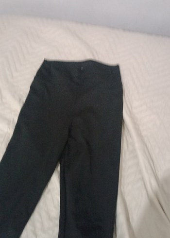 Siyah Kadın Spor Tayt Midi Boy - Görsel 6