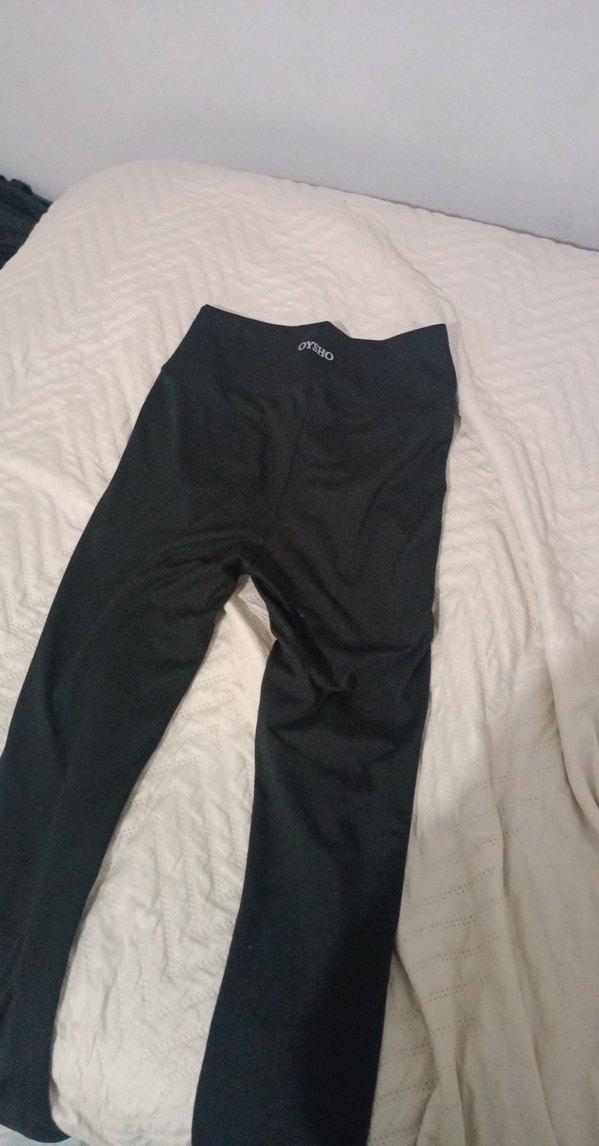 Siyah Kadın Spor Tayt Midi Boy - Görsel 2