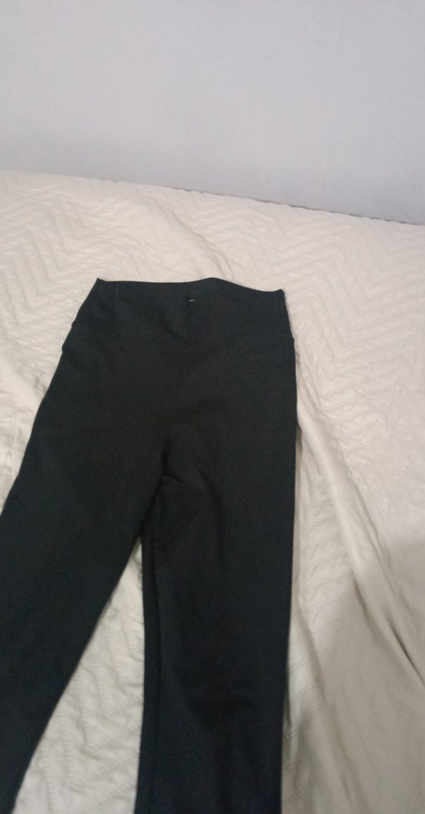 Siyah Kadın Spor Tayt Midi Boy - Görsel 4