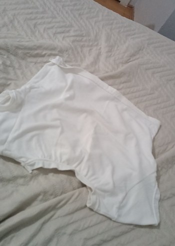 Beyaz Kız Çocuk İtalya Baskılı Tişört - Görsel 5