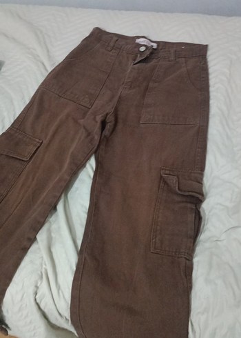 Kahverengi Süet Kadın Midi Pantolon - Görsel 6