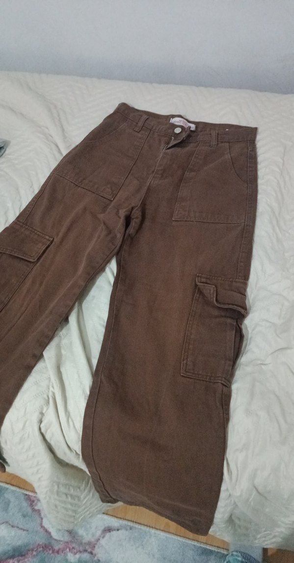 Kahverengi Süet Kadın Midi Pantolon - Görsel 5