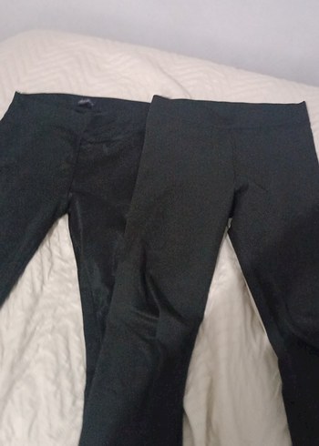 Siyah Kadın Normal Boy Tayt - Görsel 8