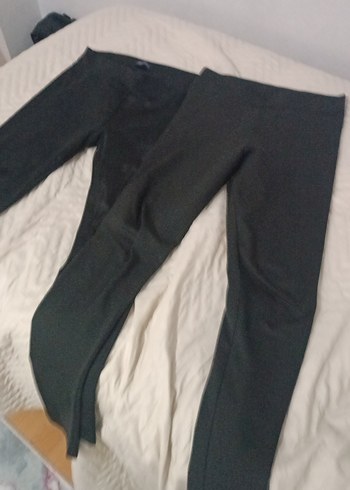 Siyah Kadın Normal Boy Tayt - Görsel 13