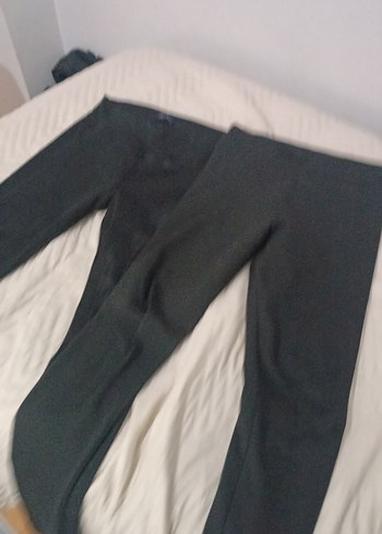 Siyah Kadın Normal Boy Tayt - Görsel 12