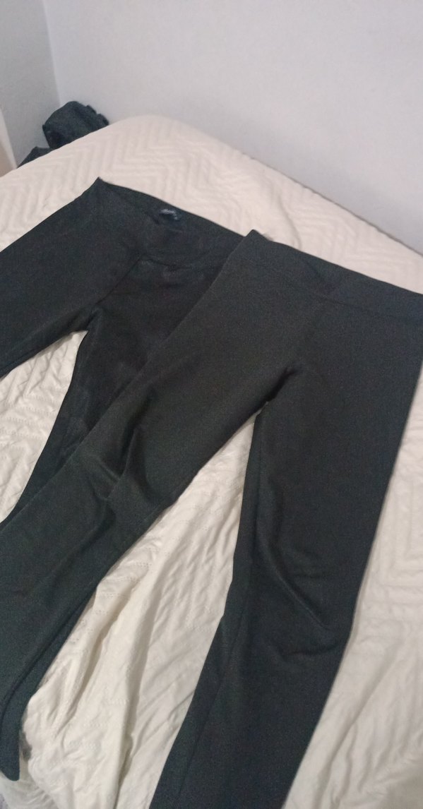 Siyah Kadın Normal Boy Tayt - Görsel 3