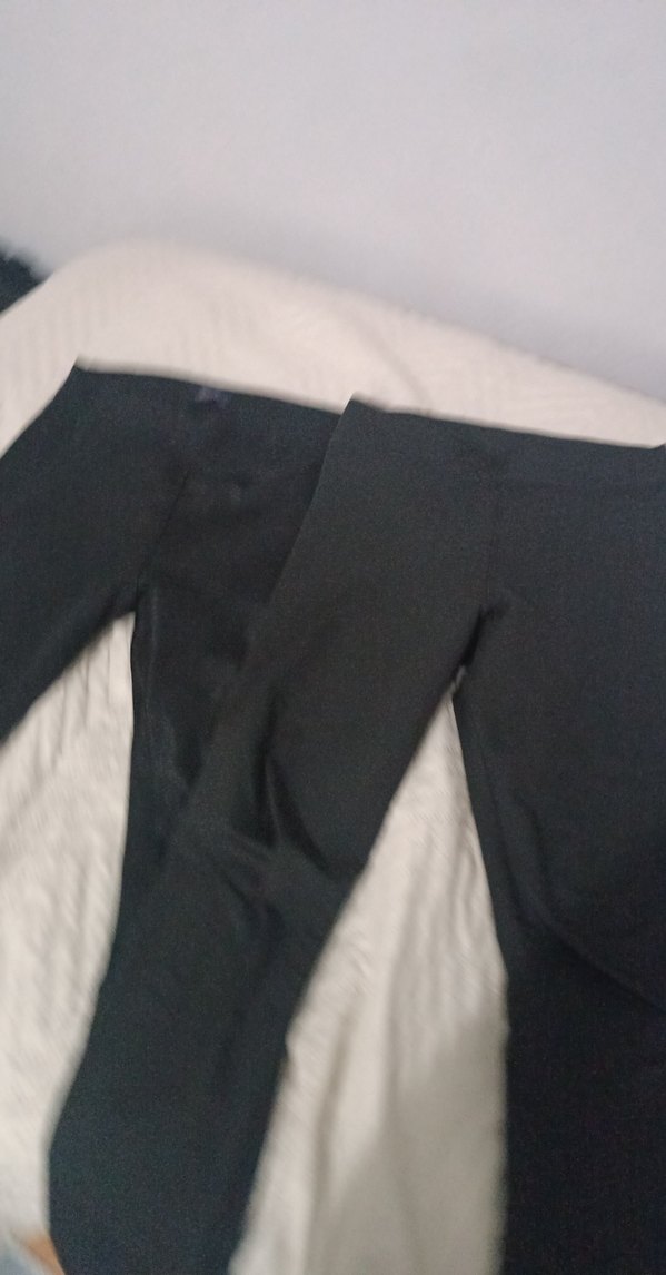 Siyah Kadın Normal Boy Tayt - Görsel 5