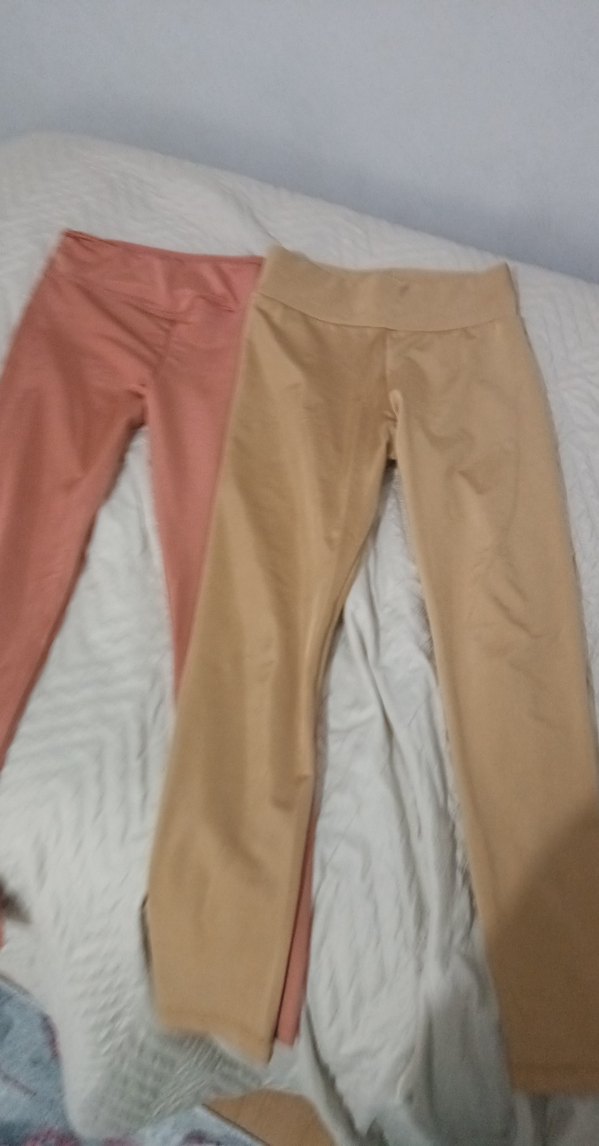 Bej Kadın Midi Tayt - Sade ve Şık - Görsel 4