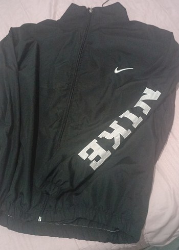 Nike Siyah Fermuarlı Rüzgarlık - Görsel 10
